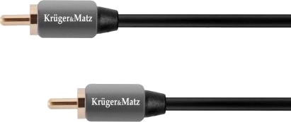 Kruger&Matz Rca Cinch-Kabel 1 M Grå Km0301