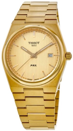 Tissot Herreklokke T137.410.33.021.00 Prx Gull/Gulltonet stål Ø40 mm