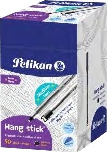 Pelikan 605434, Tynn Spiss, Sort, 50 Stykker