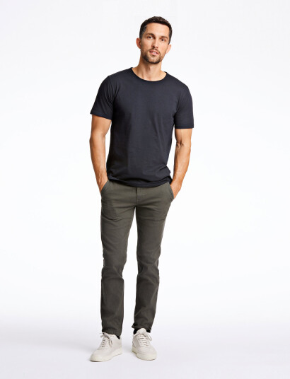 Lindbergh Structure Superflex Chinos - Green - 38 x 34
