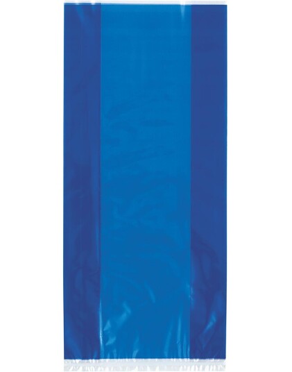 Unique 30 stk Royal Blå Godteposer i Plast 62023