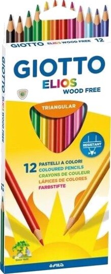 Giotto Elios Tri Wood free 12 pcs