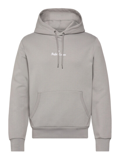 Polo Ralph Lauren Logo Double-Knit Hoodie - Grey - XS