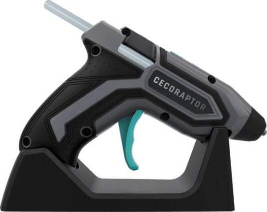 Cecotec Cecoraptor Perfect Fix 360 X-Treme, Elektrisk Limpistol, Svart, Blå, Fotoark Kartong, Keramisk, Kork, Glass, Lær, Plast, Tre, 90 S, 7 mm, 14 cm
