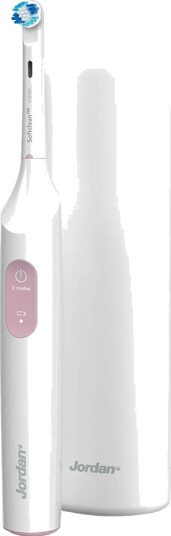 Jordan Clean Smile Elektrisk Tannbørste Rosa med 2 hastigheter og USB-lading