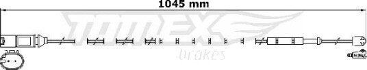 Slitekontakt bremsekloss TOMEX brakes TX 31-28