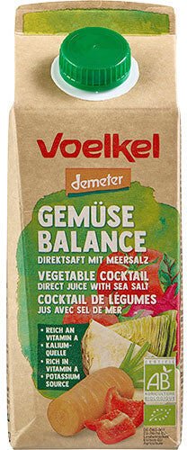 Voelkel Grønnsaksjuice med tomatsaft og havsalt Demeter Øko Voelkel Grønnsaksjuice med tomatsaft og havsalt Demeter Øko