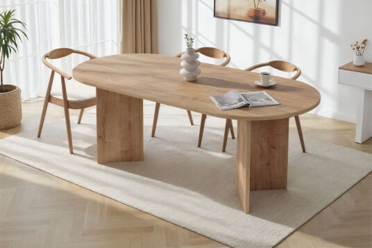 Dano Spisebord Oval 200 cm - Natur