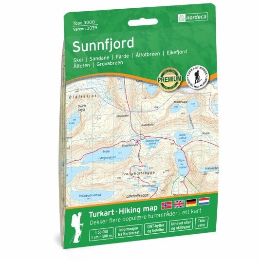 Ugland IT Nordeca Topo 3000 1:50 000 Sunnfjord Turkart Ugland IT Nordeca Topo 3000 1:50 000 Sunnfjord Turkart