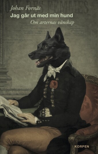 Jag går ut med min hund