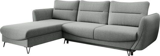 Lence Sovesofa m. Divan Oppbevaring Lysegrå