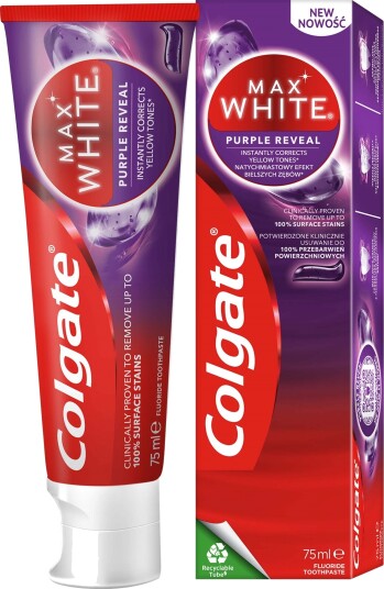 Colgate Toothpaste Max White Purple 75 ml Colgate Toothpaste Max White Purple 75 ml