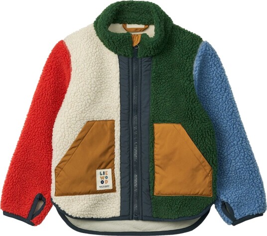 Liewood Fleecejakke   Noam   Garden Green Multi Mix   Liewood   1 år 80   Fleecejakke