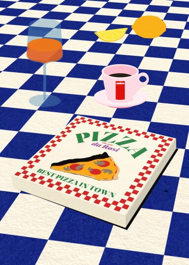 Plakat Beste pizza i byen Plakat Beste pizza i byen