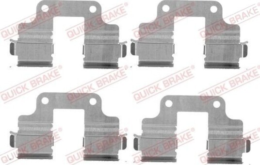 Tilbehørsett, skivebremse belegg QUICK BRAKE 109-1739