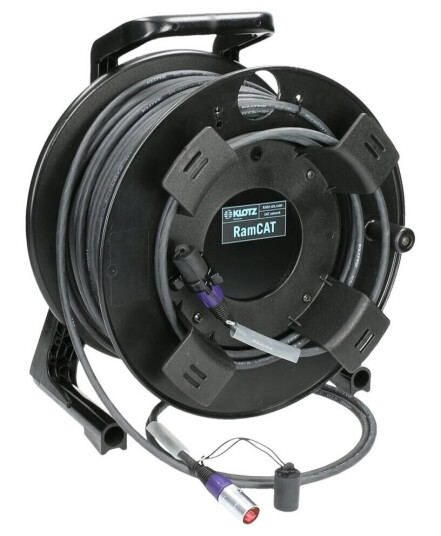Klotz Rcbeew100 Ramcat Sf/utp Foil+braid Ethercon Drum Wind Cross 100m