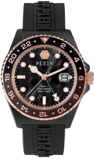 Philipp Plein Herreklokke PWYBA0823 Hyper Sport Sort/Gummi Ø44 mm