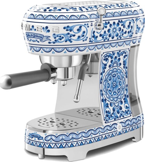 Smeg Dolce & Gabbana Espressomaskin 1350 W 1,1 L Blå