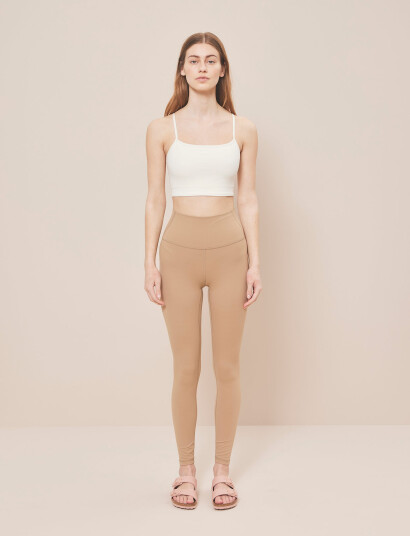Moonchild Yoga Wear Lunar Luxe Bra Top - Cream - XS
