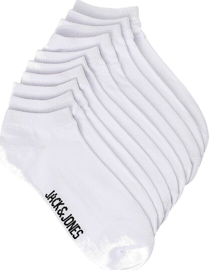 Jack & Jones Sokker jacDongo Socks 10 pk Hvit