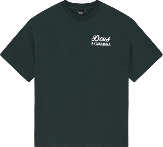 Deus Ex Machina Biarritz Sign Tee   RACING GREEN   XS