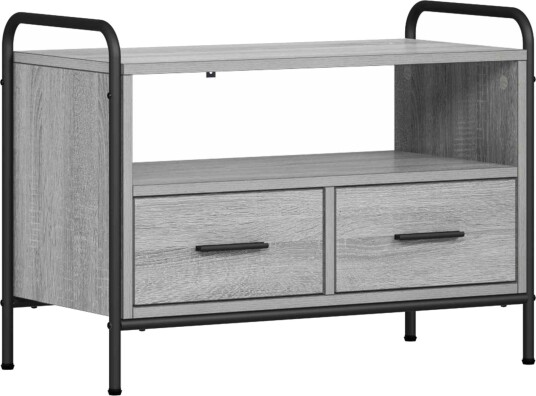 vidaXL TV-skap 67,5 x 33 x 50 cm Grå Sonoma Konstruert tre