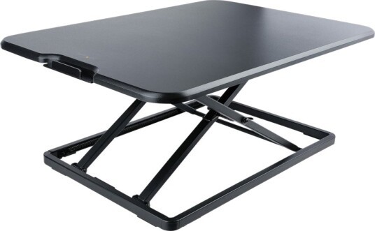 Startech Standing Desk Converter For Laptop, Supports Up To 8Kg (17.6Lb), Height Adjustable Laptop Riser W/ Slim Design, Table Top Sit Stand Desk Converter For Home Office - Rising Stand Up Desk Platform (Laptop-Sit-Stand) - Stående Skrivebordomform