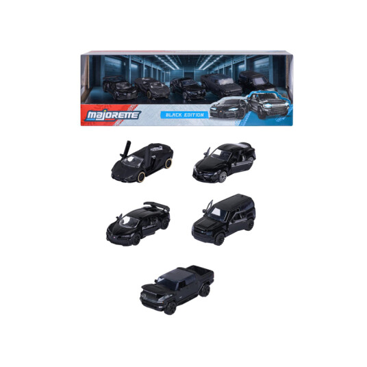 Majorette Lekebil Gavesett Mercedes Amg 5 Stk 7,5cm