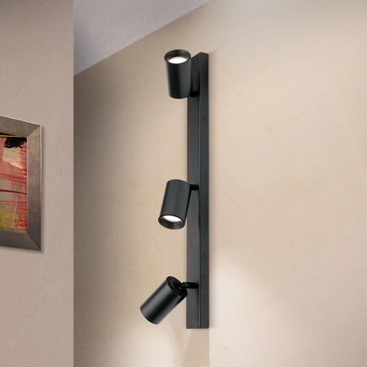 Orion Lyskaster Sean 3 lyskilder svart Sean dimbar Sort Stue / spisestue Aluminium Moderne