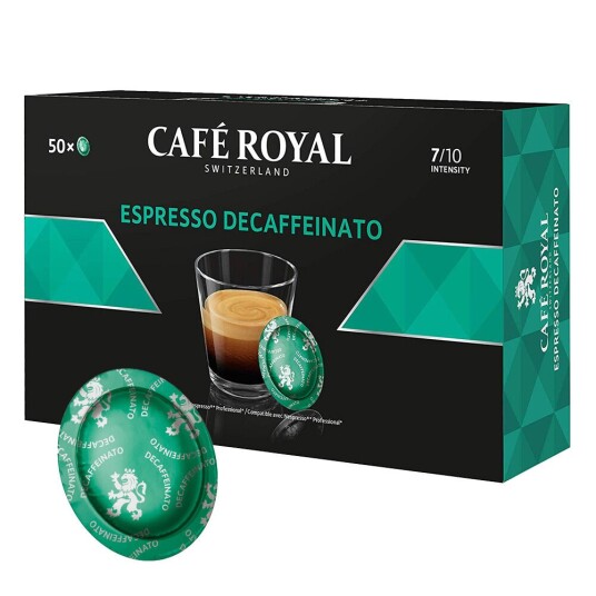 Nespresso Café Royal Koffeinfri Espresso til Nespresso Pro. 50 kapsler