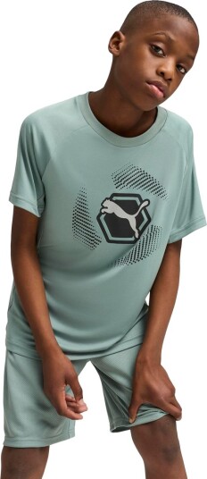PUMA Active Sports Graphic Trenings T-skjorte Barn Grønn 140