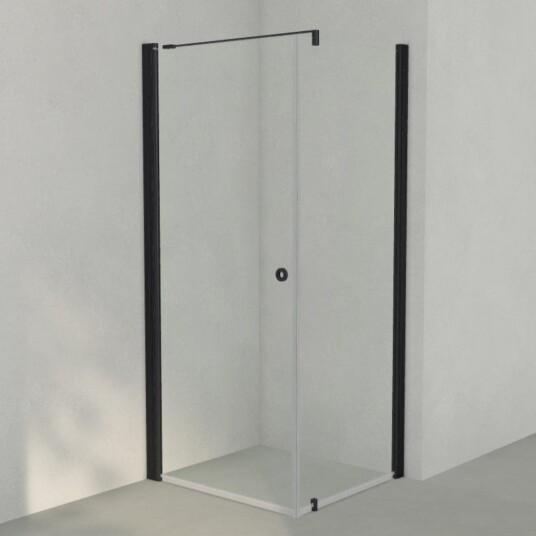 INR Iconic Nordic Rooms Dusjhjørne Linc 13 Original Svart Matt / 90x80cm Klart Glass INR Iconic Nordic Rooms Dusjhjørne Linc 13 Original Svart Matt / 90x80cm Klart Glass