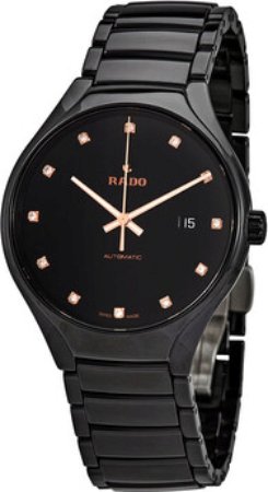 Rado Herreklokke R27056732 True Sort/Keramik Ø40 mm