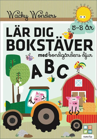 Barbo Toys Wacky Wonders Pysselbok   Bondgårdens Djur   Lär Dig Bokstäver Abc (Se)   Multi/patterned   ONE SIZE