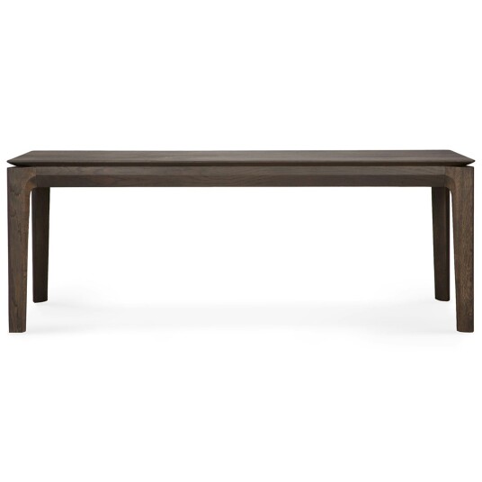 Ethnicraft Bok Benk Mørkmalt Eik 35x126 cm