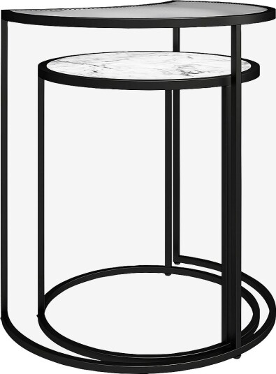 Dorel HomeSidebord Moon PhasesHvitAvlastningsbord & sidebord