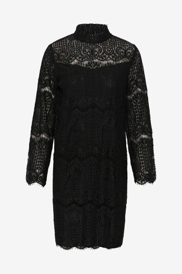 Culture   Kjole cuIma Lace Short DresSvart