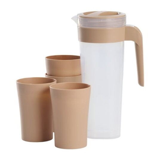 Day Juicemugge med lokk og 4 krus