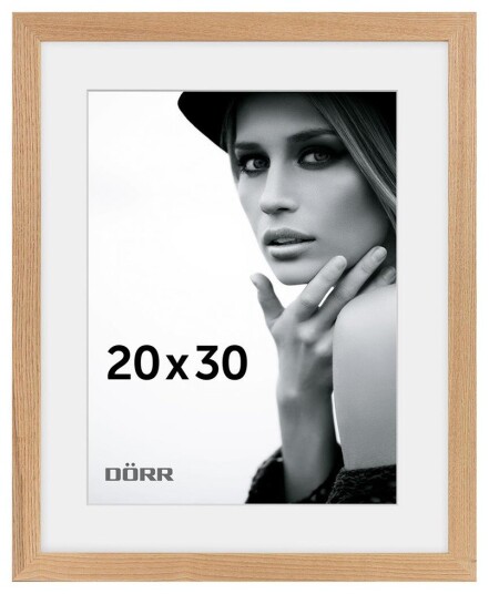 DÃRR Eik Billedramme i EgetrÃ¦ Flat 20x30cm Lysebrun