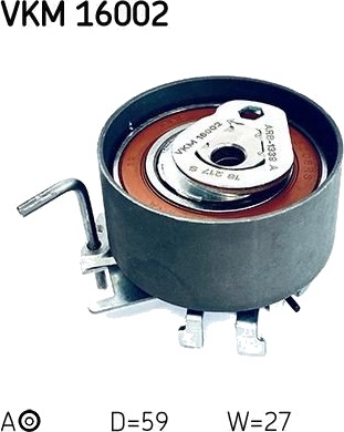 Strammehjul, registerreim SKF VKM 16002