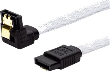 Savio Gak 03 Sata Kabel Serial Ata 150/300/600 Sata Hann Låst Til Sata Hann Vinklet 30 Cm Hvit Savio Gak 03 Sata Kabel Serial Ata 150/300/600 Sata Hann Låst Til Sata Hann Vinklet 30 Cm Hvit
