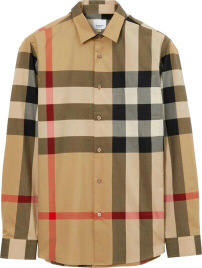 Burberry Herre Skjorter Beige S, Burberry Herre Skjorter Beige S,