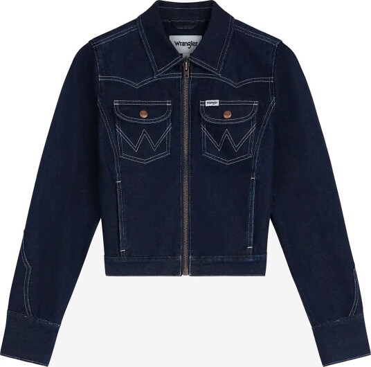 Wrangler Slim Seamed Jacket   DARK ORBIT   L x 00
