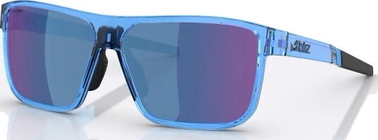 Bliz A008 large sykkelbriller transparent blue/smoke/blue multi