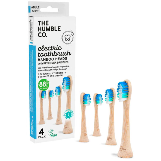 Humble Co. Bambusbørstehoder for Philips Sonicare Reminder