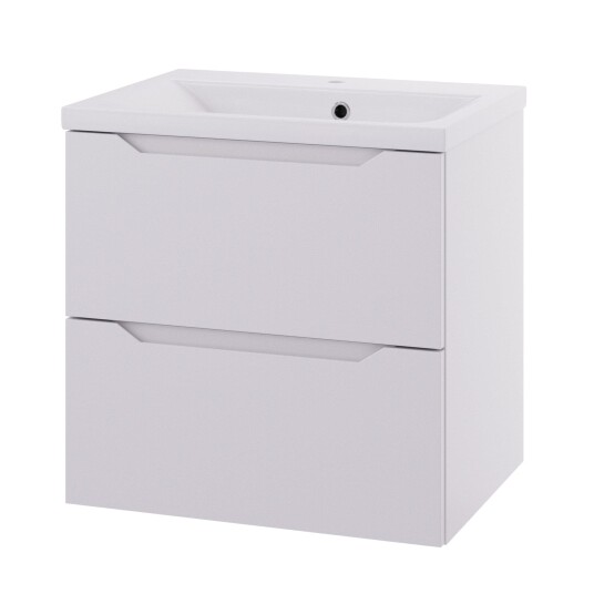Linn Bad Emma D45cm Servantskap Hvit Matt / 60cm 2 Skuffer