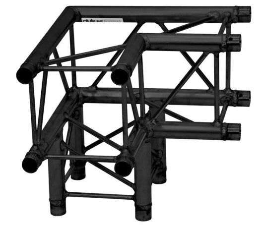 Alutruss Decolock Dq4-Spal30 3-Way Corner 90° Bk