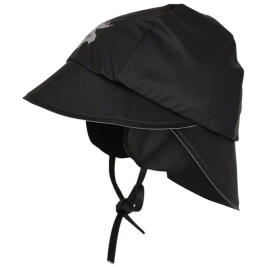 Lindberg Kids' Hjuvik Rain Hat 50, Black Lindberg Kids' Hjuvik Rain Hat 50, Black