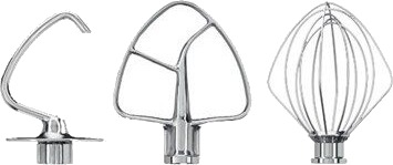 Sett med 3 tilbehør til KitchenAid kjøkkenmaskin Sett med 3 tilbehør til KitchenAid kjøkkenmaskin