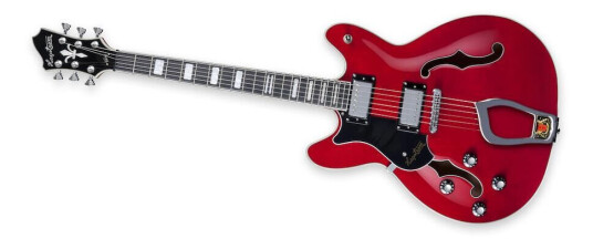 Hagstrom Viking Lefthand Wild Cherry Transparent